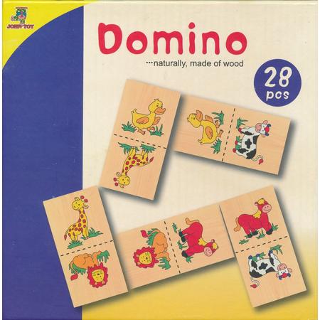 Domino van hout voor kinderen