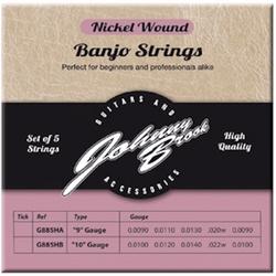 Set van 5 Nickel Wound Banjo Snaren