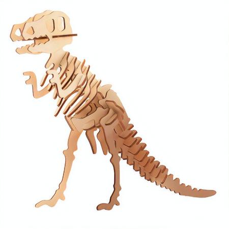 Johntoy 3d Dinosaurus Puzzel Hout T-rex