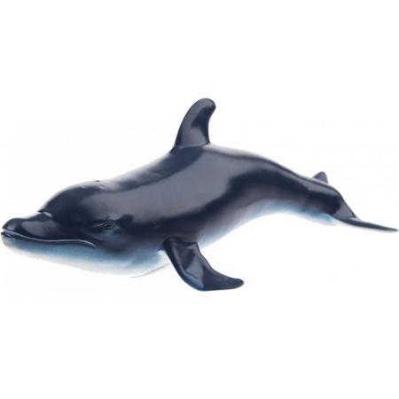 Johntoy Animal World Oceaandier Dolfijn 25 Cm Blauw