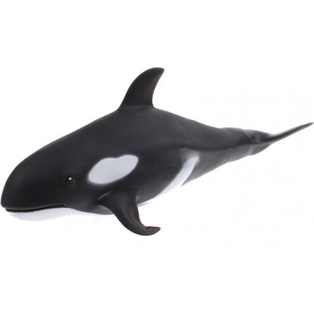 Johntoy Animal World Oceaandier Orka 25 Cm Zwart