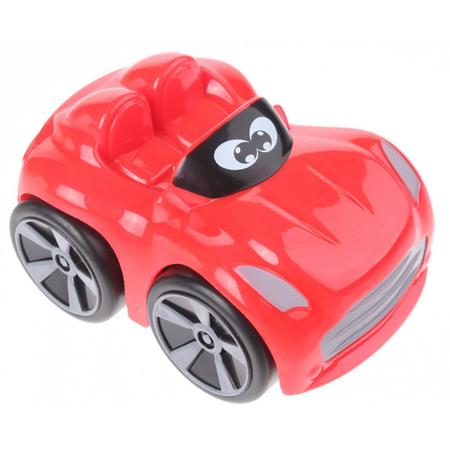 Johntoy Baby Raceauto Rood 9 Cm