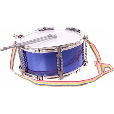 Johntoy Drum Met Sticks Blauw 30 Cm