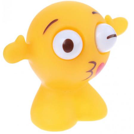 Johntoy Funny Face Kus Geel 8 Cm