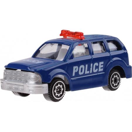 Johntoy Politieauto 9 Cm Blauw
