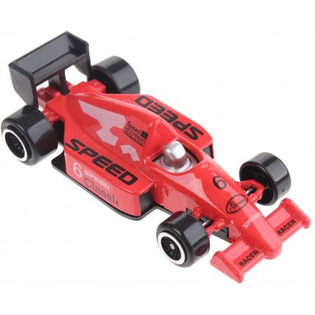 Johntoy Raceauto Speed 6 Classic Rood 7,5 Cm