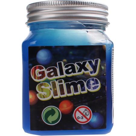 Johntoy Slijmpot Galaxy Blauw 9 Cm