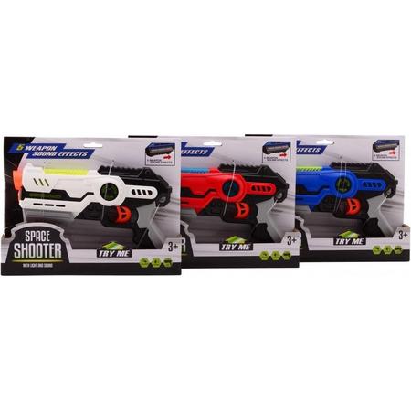 Johntoy Spaceshooter 20 Cm Rood