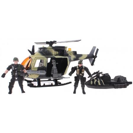 Johntoy Speelset Leger Army Forces Helicopter/waterski