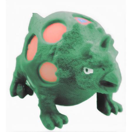 Johntoy Squeezy Dino - Triceratops 10 Cm Groen