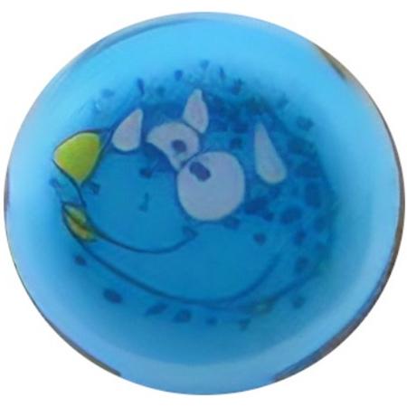 Johntoy Sticky Stretchbal 6 Cm Blauw