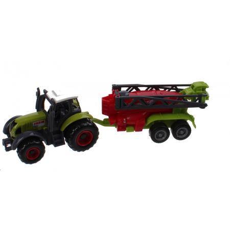 Johntoy Tractor Groen Die-cast 3-delig Farm Masters