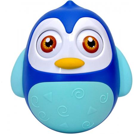 Johntoy Tuimelaar Roly Poly Pinguïn 12,5 Cm Blauw