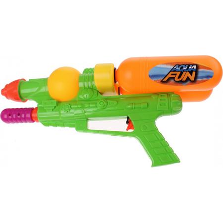 Johntoy Waterpistool Aqua Fun Twin Shooter 40 Cm Oranje