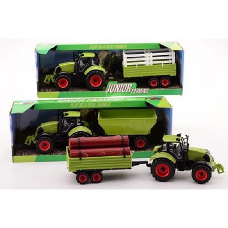 Junior Farming tractor speelset groot 3 assorti