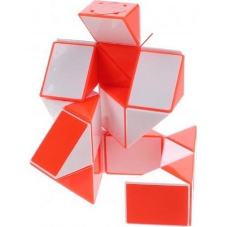 magische kubus Slang junior 9 cm oranje