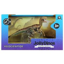 JollyDinos - Velociraptor - handgeschilderd - dinosaurus
