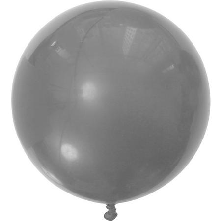 MEGA Topping ballon 90 cm Zilver