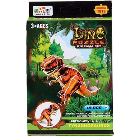Jonotoys 3d Puzzel Tyrannosaurus 18 Stukjes