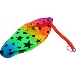   Bungeebal Rainbow Star Klein Junior 21 Cm Rubber Zwart