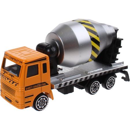 Jonotoys Cementwagen Die-cast 11 Cm Oranje/zilver