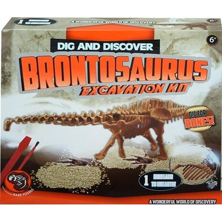 Jonotoys Opgravingsset Brontosaurus 4-delig