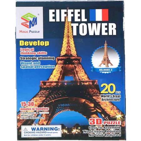 Jonotoys Puzzel 3d Eiffeltoren