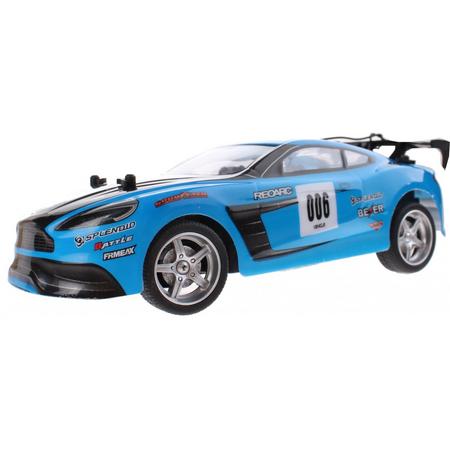 Jonotoys Raceauto Hot Racing Speedup 25 Cm Blauw 1:18