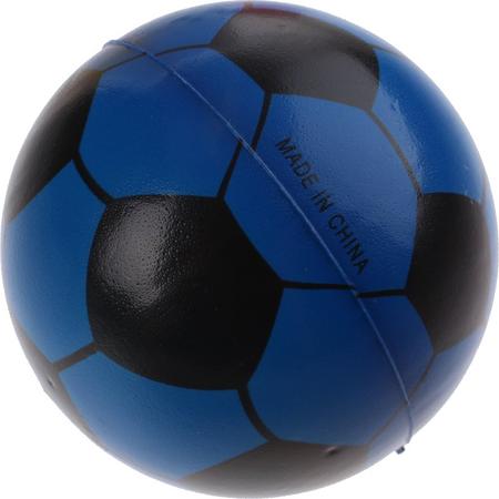 Jonotoys Voetbal Soft Blauw 6,5 Cm