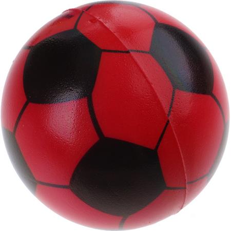 Jonotoys Voetbal Soft Rood 6,5 Cm