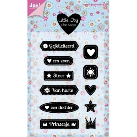 Joy crafts - little joy tekststempel 6410-0339