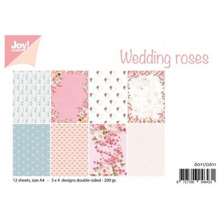 Joy! papierset Wedding roses