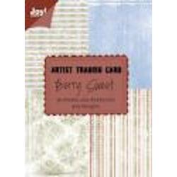 Papierblokje trading card, pocketletter/atc Berry Sweet 85 x 60 mm 36 sheets 4 x 9 designs