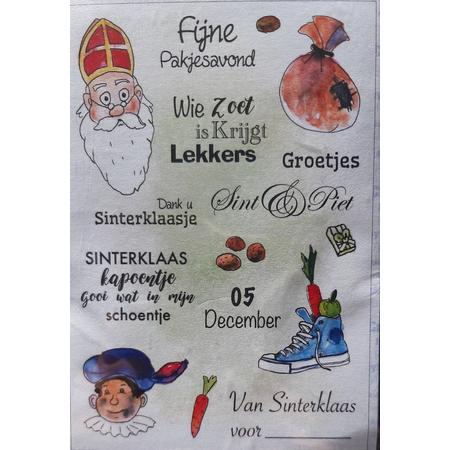 Joy! Crafts Clearstamp A6 - Sint & Piet (NL)
