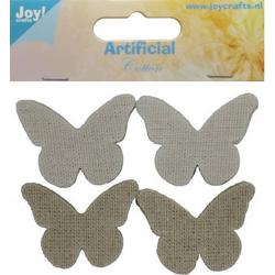 Joy! Crafts Katoenen vlinders klein 24 st - 30x40 mm