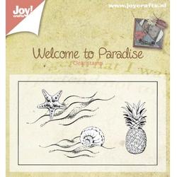 Joy! Crafts Stempel - Welcome to paradise - klein 100x60