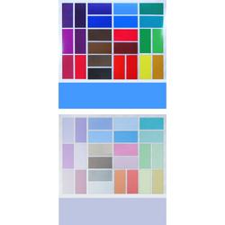 Basis Scrapbook Papier / 2 Papierblokken x 24 vellen / Intensive en Pastel hobbykarton 48 kleuren / 30.5x30.5cm - 250gsm