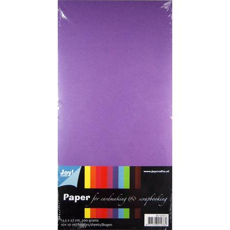 Joy!Crafts Cardstock Multicolor - 10x10 vel - 13,5x27 cm - 200 grs