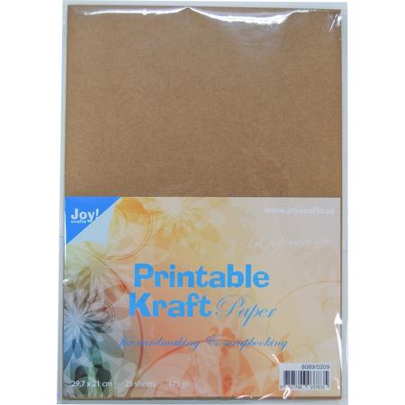 Joy!Crafts Printable Kraft Papier A5 - 2x25 vel - 175 gr