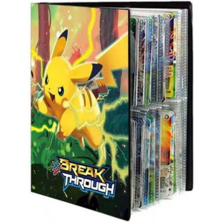 Jumadas Pokémon Verzamelmap - Verzamelalbum - Flexibele Kaft - Voor 240 Kaarten - A5 Formaat - Pikachu B T