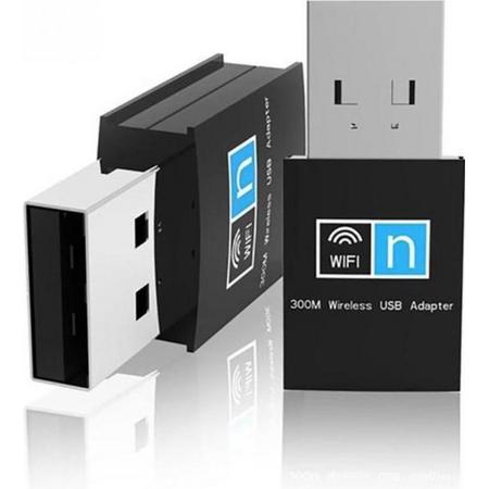 Jumalu USB Wifi Dongel 300 MB/s USB Wifi Adapter - Draadloos internet - Adapter - Wifi - Draadloos - USB Wifi