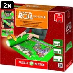 2x Jumbo Puzzle & Roll Puzzelrol 500 tot 1500 Stukjes - Puzzelmat