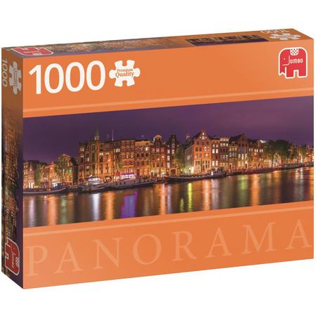 Amsterdam Skyline Panorama Premium Quality - Puzzel 1000 stukjes