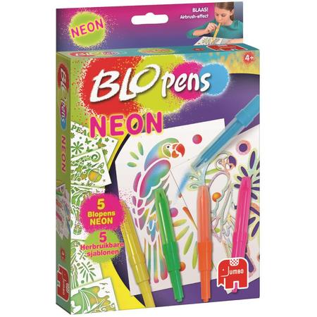 Blopens Neon Knutselpakket met Blaasstiften