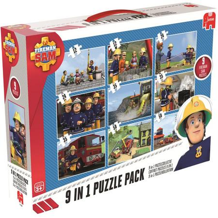 Brandweerman Sam 9 in1 Puzzel Box