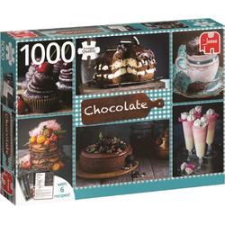 Chocolade Puzzel Premium Collection met 6 recepten 1000 Stukjes