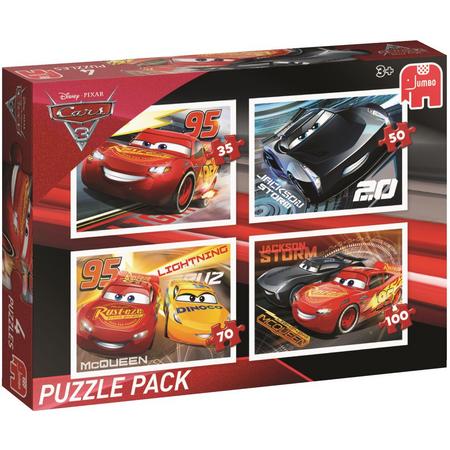 Disney Cars3 4in1 Puzzle Pack