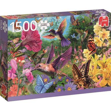 Er is een tuin vol Kolibris - Puzzel 1500 stukjes