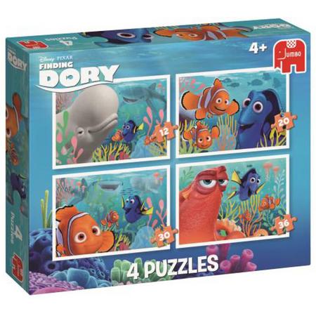 Finding Dory 4in1 Puzzel - 4 legpuzzels