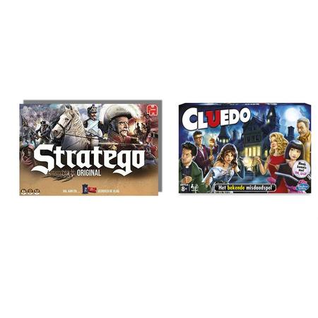 Gezelschapsspel - Stratego Original en Cluedo - 2 stuks